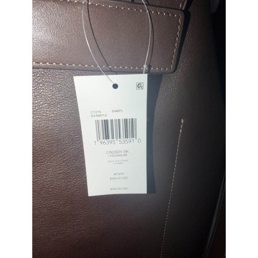 Coach Womens Crosby Backpack Maple One Size - Picture 5 of 8